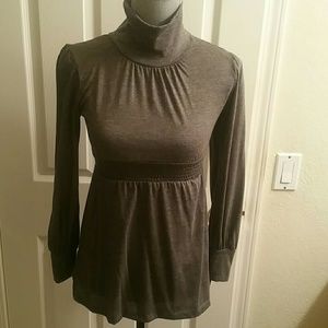 Sexy grey turtleneck blouse!!